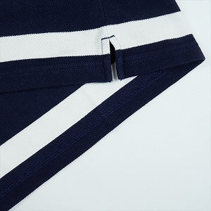 SUPREME シュプリーム 25SS Cursive Polo Navy Stripe Navy Stripe 半袖ポロシャツ 紺 Size 【XL】 【新古品・未使用品】 20826751