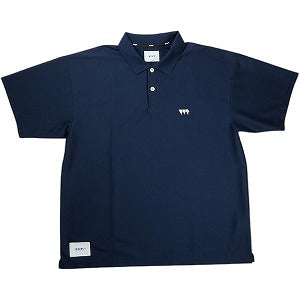 WTAPS ダブルタップス 25SS ACADEMY 02 SS POLY Navy 半袖ポロシャツ 紺 Size 【XL】 【新古品・未使用品】 20826754