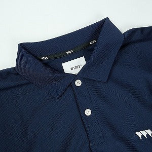 WTAPS ダブルタップス 25SS ACADEMY 02 SS POLY Navy 半袖ポロシャツ 紺 Size 【XL】 【新古品・未使用品】 20826754
