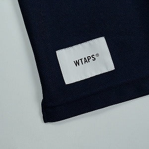 WTAPS ダブルタップス 25SS ACADEMY 02 SS POLY Navy 半袖ポロシャツ 紺 Size 【XL】 【新古品・未使用品】 20826754
