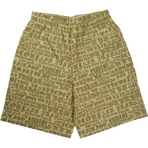 SUPREME シュプリーム 25SS Cities Jacquard Short Tan ショーツ 黄 Size 【L】 【新古品・未使用品】 20826762