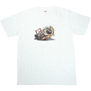 SUPREME シュプリーム 21AW Crash Tee White Tシャツ 白 Size 【M】 【中古品-ほぼ新品】 20826766