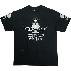 STUSSY ステューシー ×UNDEFEATED Tee Black Tシャツ 黒 Size 【L】 【中古品-ほぼ新品】 20826768
