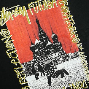 STUSSY ステューシー FL 10TH REDSQ Tee Black Tシャツ 黒 Size 【L】 【中古品-ほぼ新品】 20826774