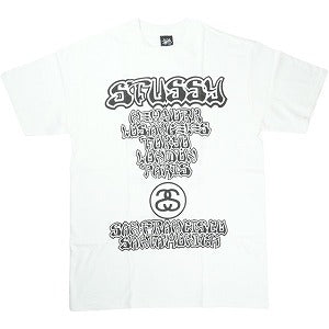 STUSSY ステューシー ×HUMPSTON WORLD TOUR TEE White Tシャツ 白 Size 【M】 【中古品-ほぼ新品】 20826775