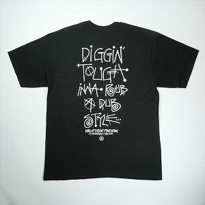 STUSSY ステューシー ×DGT 2NDNVSSRY WORLD TOUR TEE Black Tシャツ 黒 Size 【XL】 【中古品-ほぼ新品】 20826776