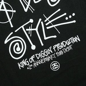 STUSSY ステューシー ×DGT 2NDNVSSRY WORLD TOUR TEE Black Tシャツ 黒 Size 【XL】 【中古品-ほぼ新品】 20826776
