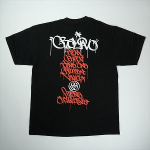 STUSSY ステューシー ×GREY PVC  WORLD TOUR TEE Black Tシャツ 黒 Size 【L】 【中古品-ほぼ新品】 20826778