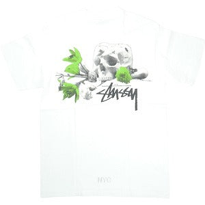 STUSSY ステューシー BACK SKULL Tee White Tシャツ 白 Size 【M】 【中古品-非常に良い】 20826781