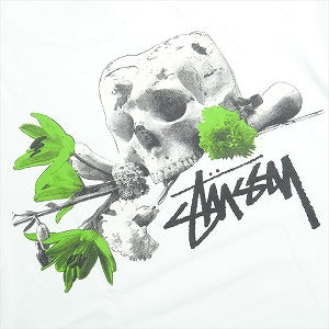 STUSSY ステューシー BACK SKULL Tee White Tシャツ 白 Size 【M】 【中古品-非常に良い】 20826781