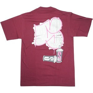 STUSSY ステューシー BACK PAINT Tee Burgundy Tシャツ バーガンディー Size 【M】 【中古品-非常に良い】 20826783