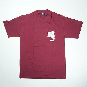 STUSSY ステューシー BACK PAINT Tee Burgundy Tシャツ バーガンディー Size 【M】 【中古品-非常に良い】 20826783