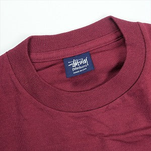 STUSSY ステューシー BACK PAINT Tee Burgundy Tシャツ バーガンディー Size 【M】 【中古品-非常に良い】 20826783