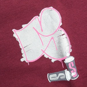 STUSSY ステューシー BACK PAINT Tee Burgundy Tシャツ バーガンディー Size 【M】 【中古品-非常に良い】 20826783
