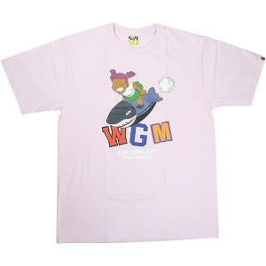 A BATHING APE ア ベイシング エイプ ライドシャークTee Pink Tシャツ ピンク Size 【L】 【新古品・未使用品】 20826784