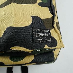 A BATHING APE ア ベイシング エイプ ×PORTER 1ST CAMO ナイロンバックパック 緑 Size 【フリー】 【中古品-ほぼ新品】 20826788
