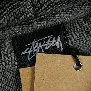 STUSSY ステューシー 25FW STOCK LINK ZIP HOODIE PIGMENT DYED BLACK ジップパーカー 黒 Size 【S】 【新古品・未使用品】 20826794