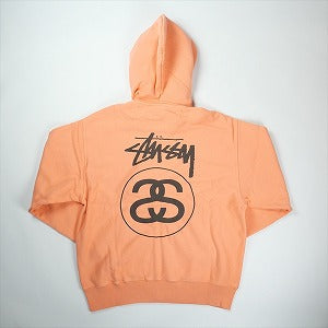 STUSSY ステューシー 25FW STOCK LINK ZIP HOODIE PIGMENT DYED SHERBERT ジップパーカー ピンク Size 【S】 【新古品・未使用品】 20826797