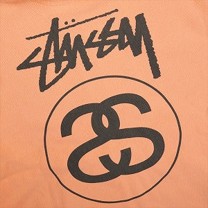 STUSSY ステューシー 25FW STOCK LINK ZIP HOODIE PIGMENT DYED SHERBERT ジップパーカー ピンク Size 【M】 【新古品・未使用品】 20826798