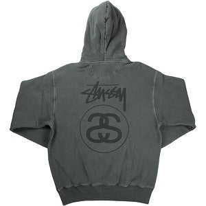 STUSSY ステューシー 25FW STOCK LINK HOODIE PIGMENT DYED BLACK パーカー 黒 Size 【S】 【新古品・未使用品】 20826799