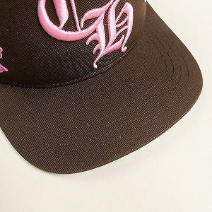 CHROME HEARTS クロム・ハーツ 5 PANEL CAP BSBL BRN/PNK クロスパッチ付きキャップ 茶 Size 【フリー】 【新古品・未使用品】 20826812