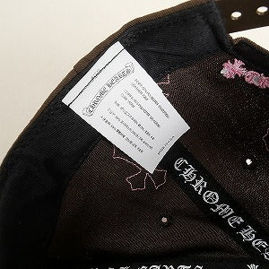 CHROME HEARTS クロム・ハーツ 5 PANEL CAP BSBL BRN/PNK クロスパッチ付きキャップ 茶 Size 【フリー】 【新古品・未使用品】 20826812