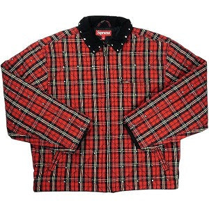 SUPREME シュプリーム xb.b. Simon 25FW Quilted Work Jacket Plaid ジャケット 赤 Size 【L】 【新古品・未使用品】 20826818