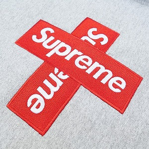 SUPREME シュプリーム 20AW Cross Box Logo Hooded Sweatshirt Heather Grey ボックスロゴパーカー 灰 Size 【M】 【新古品・未使用品】 20826824