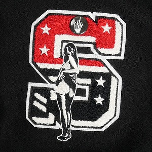 SUPREME シュプリーム ×HYSTERIC GLAMOUR 24AW Varsity Jacket Black スタジャン 黒 Size 【M】 【新古品・未使用品】 20826857