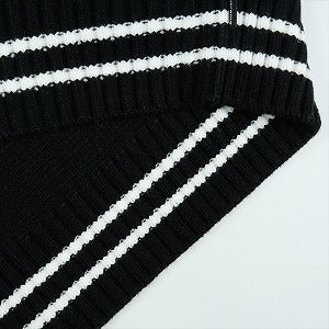 SUPREME シュプリーム 25FW Script Stripe Half Zip Sweater Black セーター 黒 Size 【M】 【新古品・未使用品】 20826893