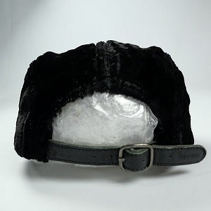 SUPREME シュプリーム 22SS Crushed Velvet Camp Cap Black キャンプキャップ 黒 Size 【フリー】 【中古品-非常に良い】 20826896