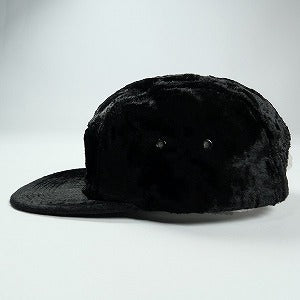 SUPREME シュプリーム 22SS Crushed Velvet Camp Cap Black キャンプキャップ 黒 Size 【フリー】 【中古品-非常に良い】 20826896
