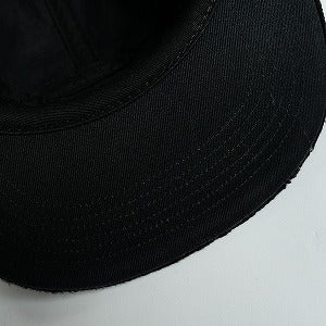 SUPREME シュプリーム 22SS Crushed Velvet Camp Cap Black キャンプキャップ 黒 Size 【フリー】 【中古品-非常に良い】 20826896