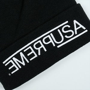 SUPREME シュプリーム 21AW USA Beanie Black ビーニー 黒 Size 【フリー】 【中古品-非常に良い】 20826897