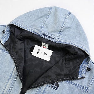SUPREME シュプリーム ×NIKE ACG 22AW Denim Pullover Washed Blue プルオーバージャケット インディゴ Size 【S】 【新古品・未使用品】 20826910
