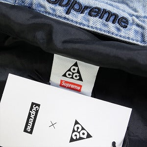 SUPREME シュプリーム ×NIKE ACG 22AW Denim Pullover Washed Blue プルオーバージャケット インディゴ Size 【S】 【新古品・未使用品】 20826910