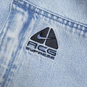 SUPREME シュプリーム ×NIKE ACG 22AW Denim Pullover Washed Blue プルオーバージャケット インディゴ Size 【S】 【新古品・未使用品】 20826910
