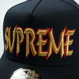 SUPREME シュプリーム 25FW Sharp Spellout Adjustable New Era Navy キャップ 紺 Size 【フリー】 【新古品・未使用品】 20826922