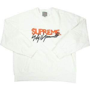 SUPREME シュプリーム ×Yohji Yamamoto 20AW Crewneck White クルーネックスウェット 白 Size 【L】 【中古品-良い】 20826936