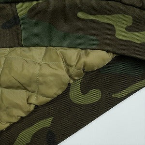 SUPREME シュプリーム ×Dickies 25FW Quilted Lined Zip Up Hooded Sweatshirt Woodland Camo ジップパーカー オリーブ Size 【M】 【中古品-ほぼ新品】 20826953