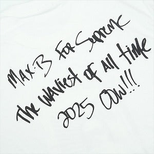 SUPREME シュプリーム 25SS Max B Tee White Tシャツ 白 Size 【M】 【中古品-非常に良い】 20826958