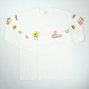 SUPREME シュプリーム ×SpongeBob SquarePants ×Castelli 25SS Racing L/S Tee White ロンT 白 Size 【M】 【中古品-ほぼ新品】 20826962