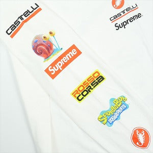 SUPREME シュプリーム ×SpongeBob SquarePants ×Castelli 25SS Racing L/S Tee White ロンT 白 Size 【M】 【中古品-ほぼ新品】 20826962