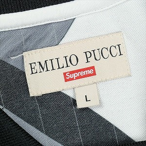SUPREME シュプリーム ×Emilio Pucci エミリオプッチ 21SS Soccer Jersey Black サッカージャージ 黒 Size 【L】 【中古品-良い】 20826965