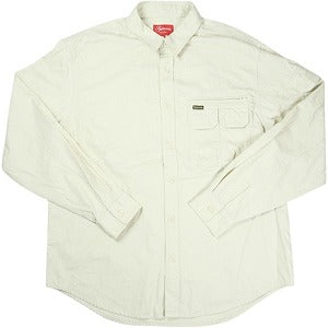 SUPREME シュプリーム 20AW Twill Multi Pocket Shirt Stone 長袖シャツ ナチュラル Size 【M】 【中古品-非常に良い】 20826970