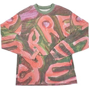 SUPREME シュプリーム 24SS Paint L/S Top Multicolor ロンT 赤 Size