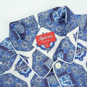 SUPREME シュプリーム 22SS Regency Pajama Set Blue パジャマセット 青 Size 【M】 【中古品-非常に良い】 20826977