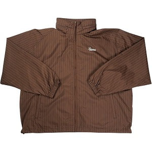 SUPREME シュプリーム 24AW Reflective Pinstripe Track Jacket Brown トラックジャケット 茶 Size 【M】 【中古品-良い】 20826983