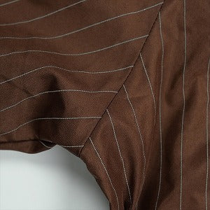 SUPREME シュプリーム 24AW Reflective Pinstripe Track Jacket Brown トラックジャケット 茶 Size 【M】 【中古品-良い】 20826983
