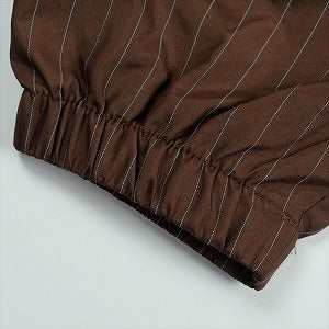SUPREME シュプリーム 24AW Reflective Pinstripe Track Jacket Brown トラックジャケット 茶 Size 【M】 【中古品-良い】 20826983